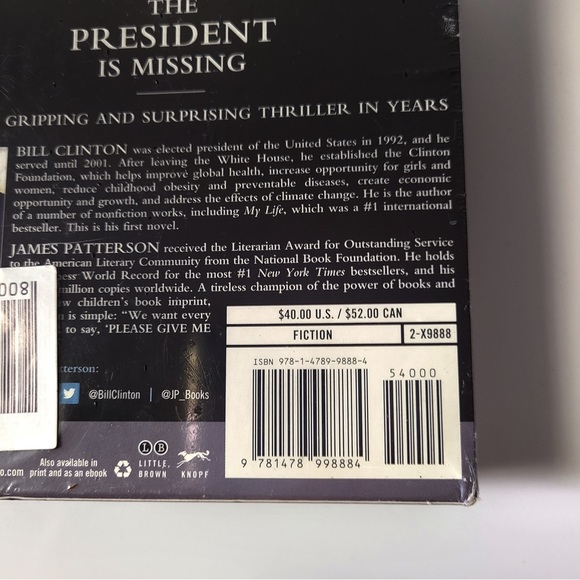 AUDIOBOOK The President is missing Bill Clinton James Patterson - Picture 3 of 5